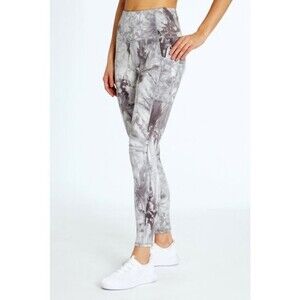 Marika Quiet Shade Marble Cyndi 25'' Pocket Leggings - Women size L